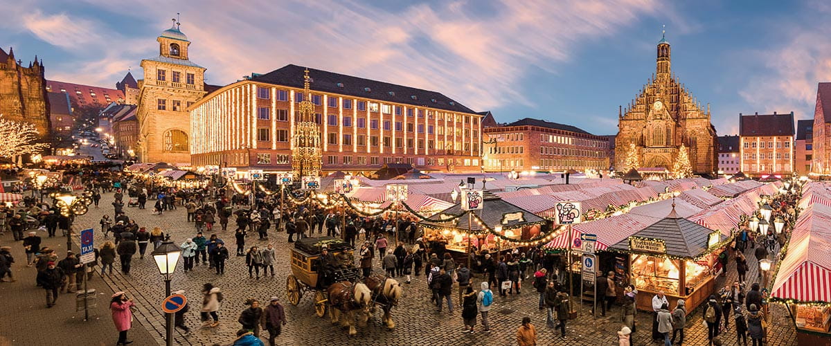 Christmas markets in festive Nuremberg